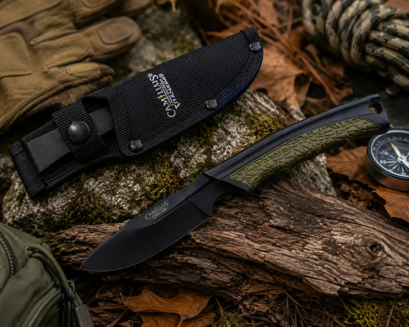 Couteau de chasse Camillus BT-8.5™ – Lame Fixe AUS-8