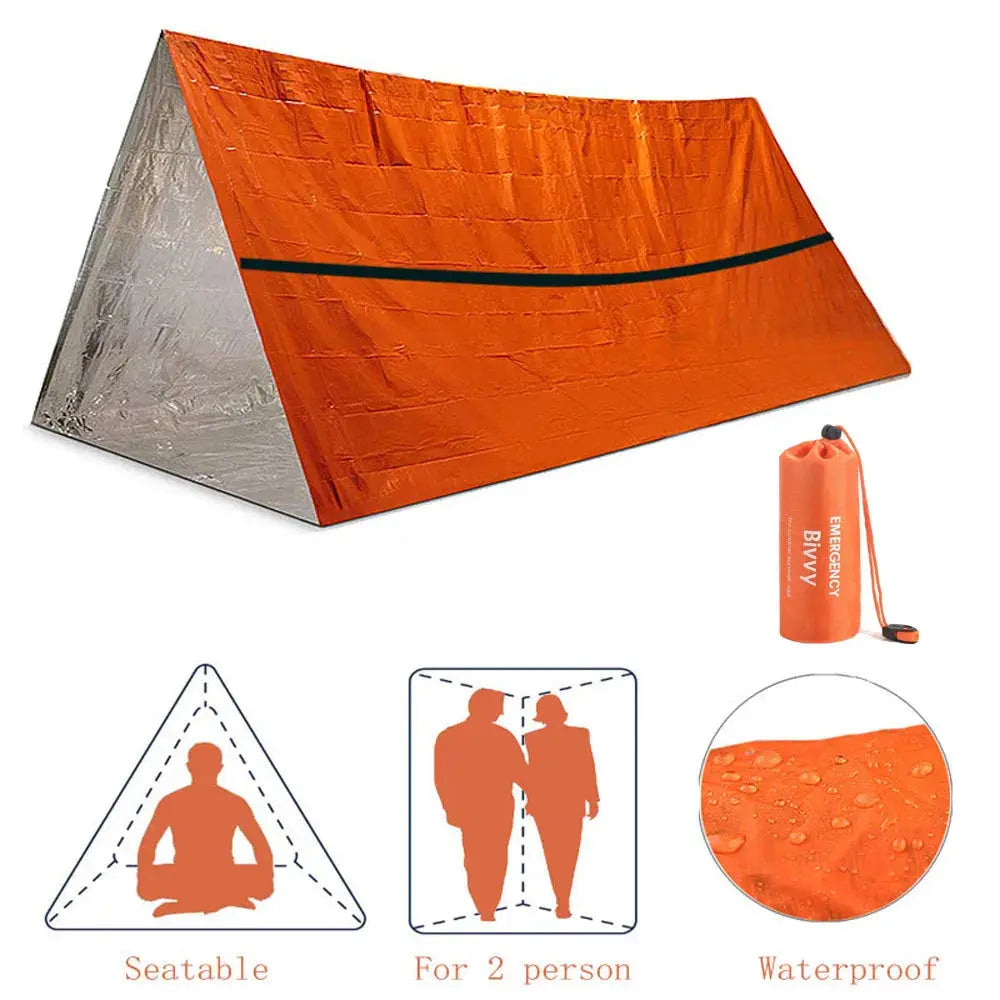 Couverture de Survie Tente urgence 2 personnes Survie Shop