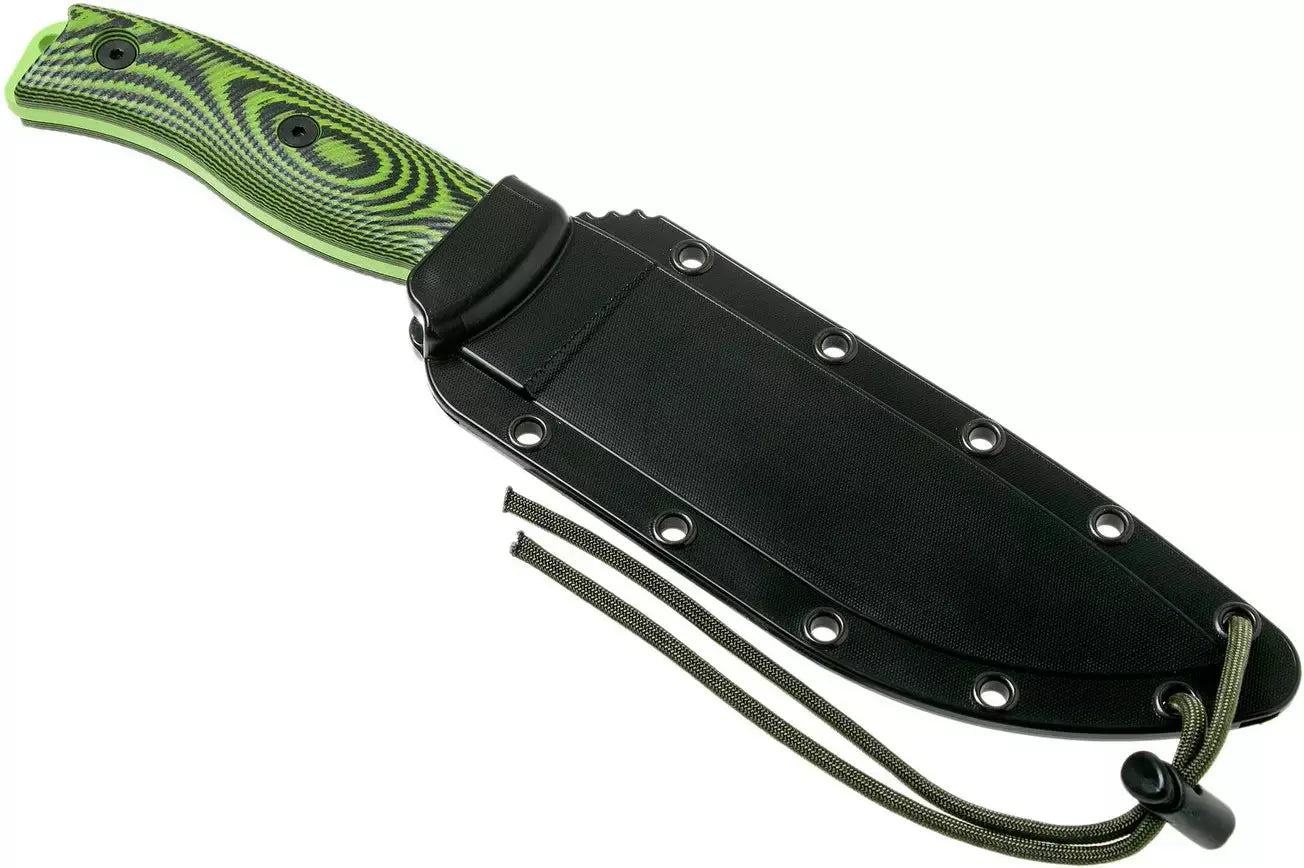 ESEE-6 Orange ou Vert – Couteau de Survie Professionnel en Acier Carbone 1095 | Bushcraft, Camping, Chasse & Outdoor