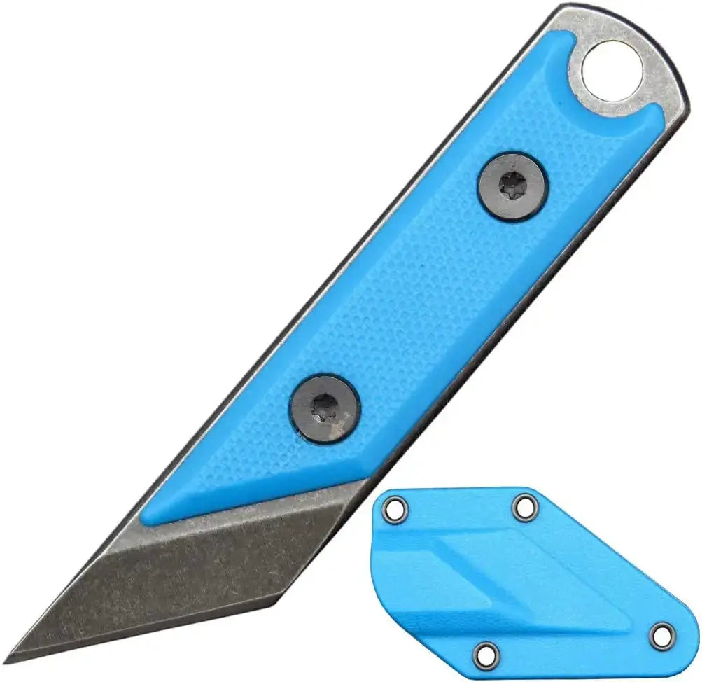 Eafengrow C1146 Couteau collier tour de Cou Fixe Survie et trekking - Survie Shop