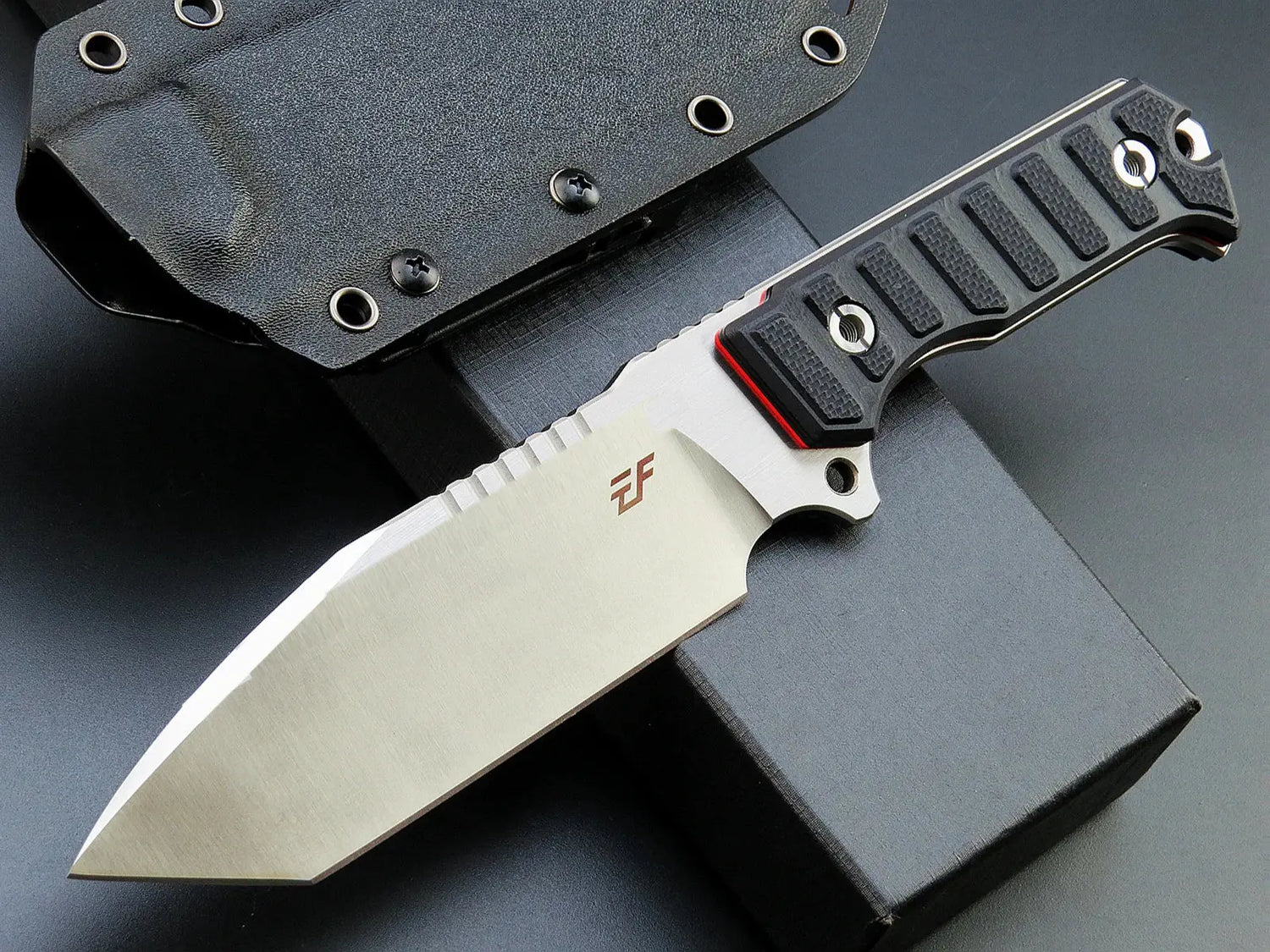 Eafengrow EF135 Manche G10 Couteau Bushcraft et Survie - Survie Shop