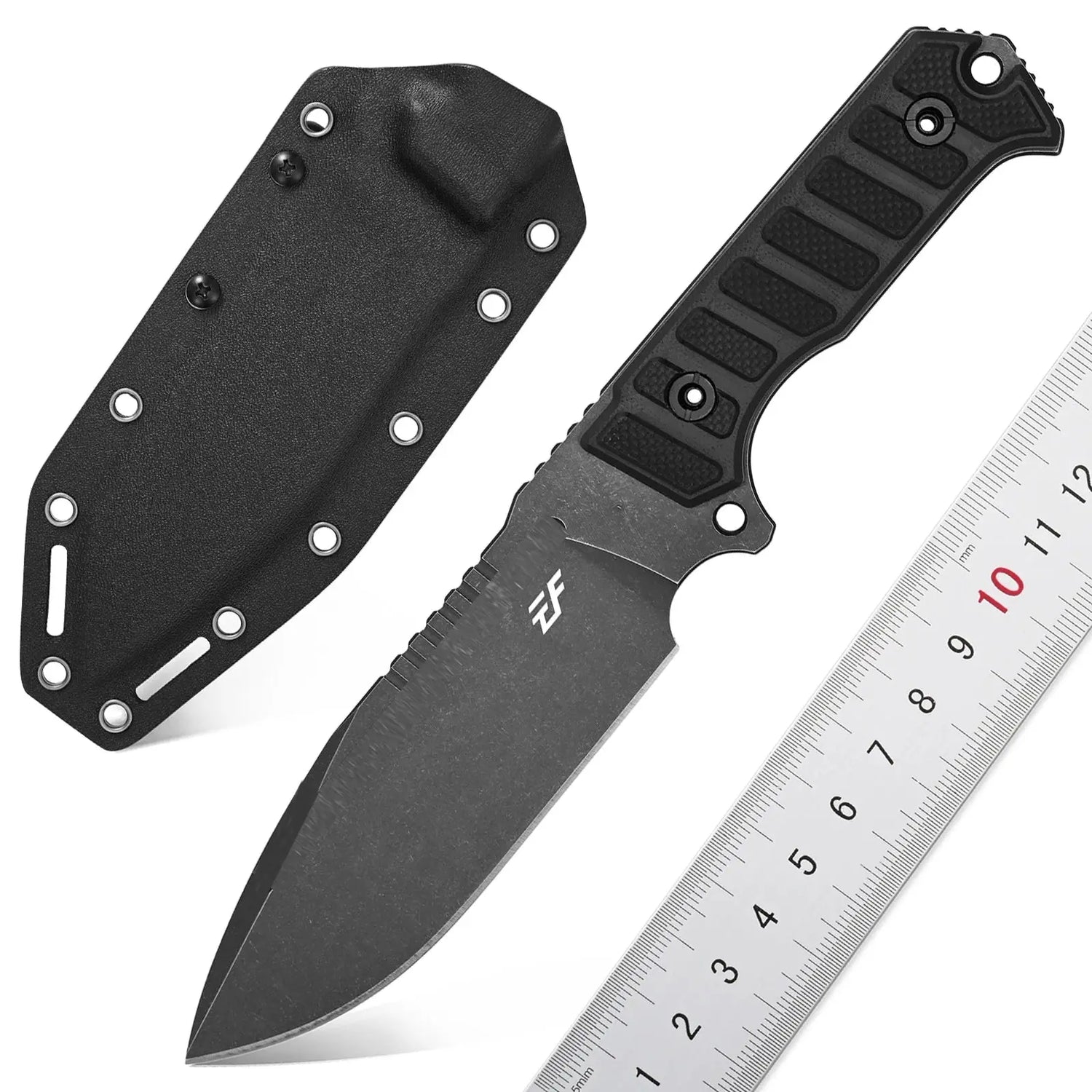 Eafengrow EF135 Manche G10 Couteau Bushcraft et Survie - Survie Shop