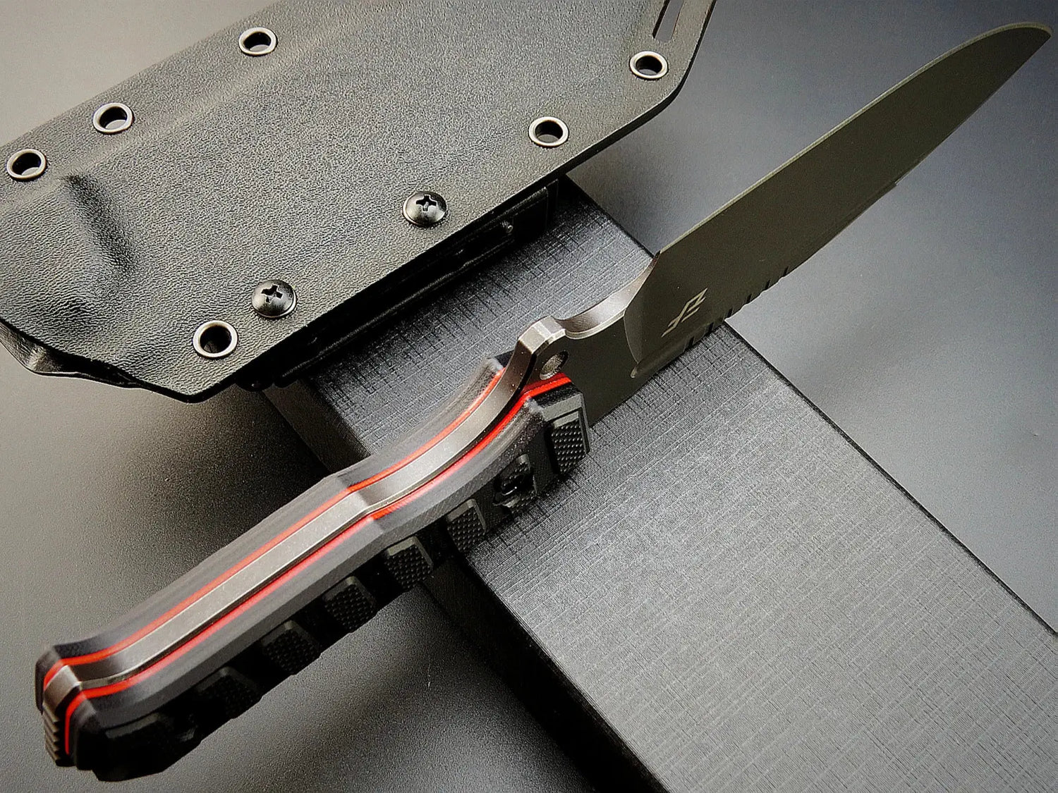 Eafengrow EF135 Manche G10 Couteau Bushcraft et Survie - Survie Shop