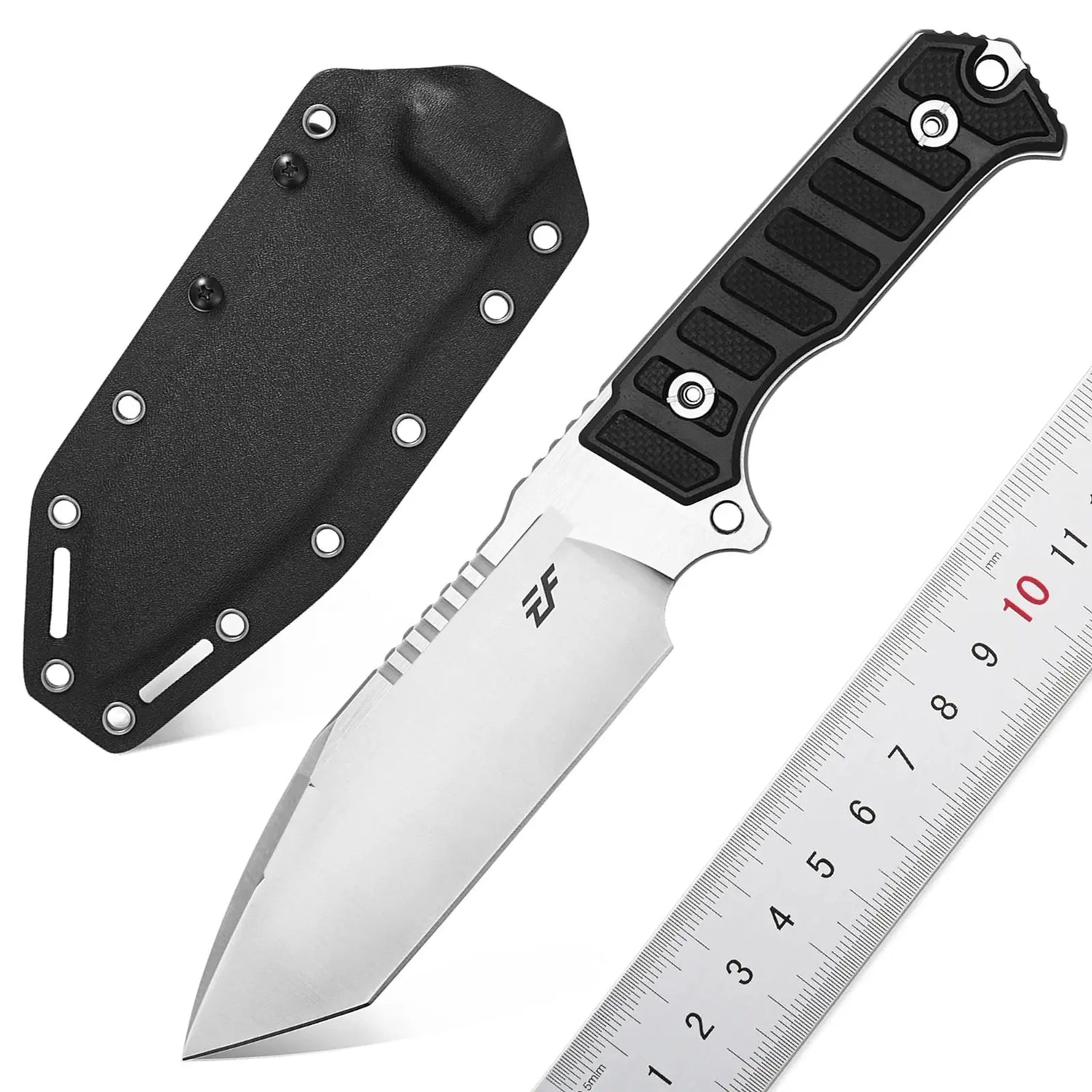 Eafengrow EF135 Manche G10 Couteau Bushcraft et Survie - Survie Shop