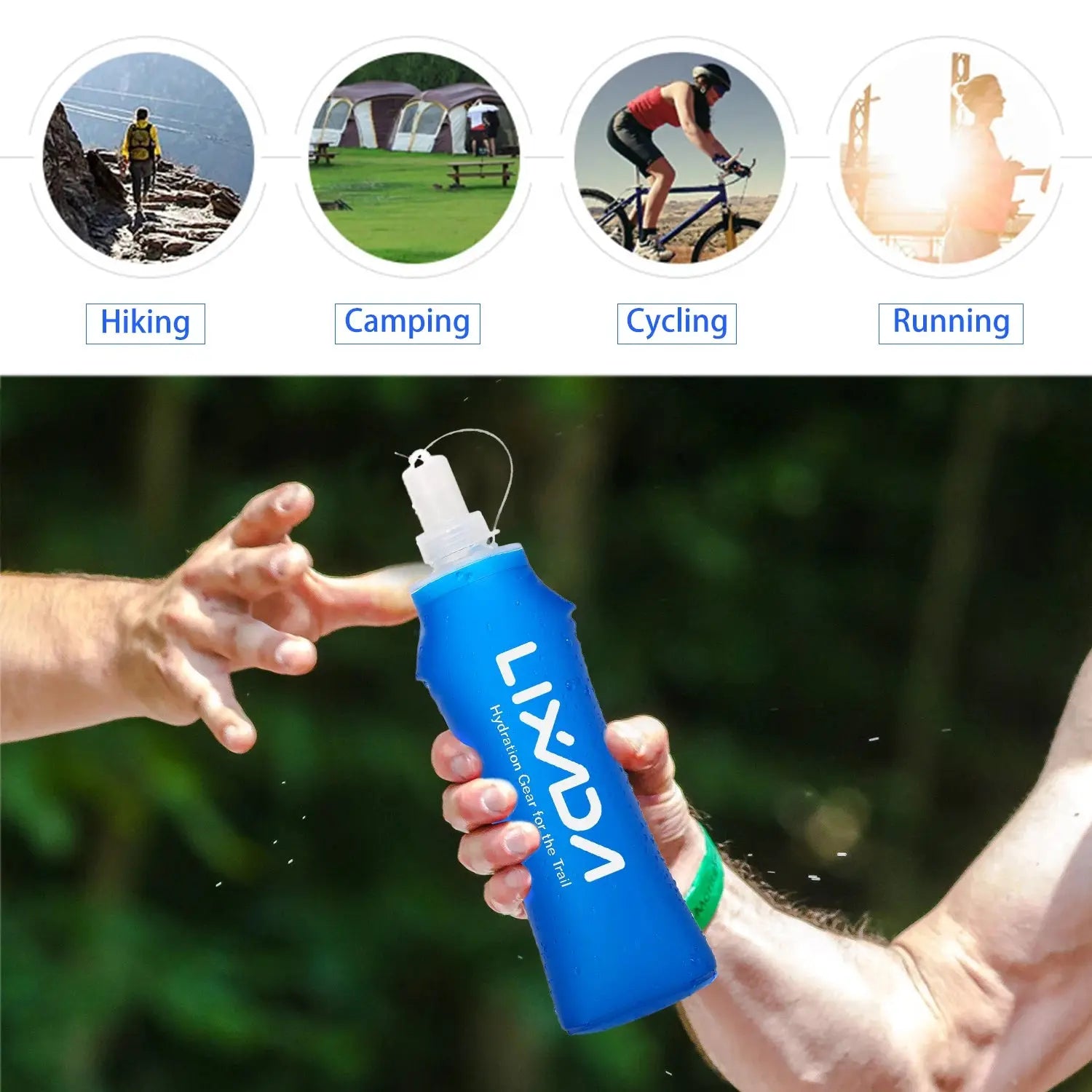 Gourde Pliante avec filtre Survie Shop