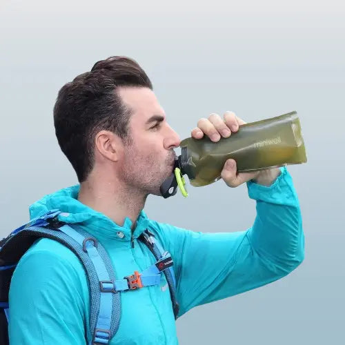 Gourde filtrante-Souple 0,7L Survie Shop