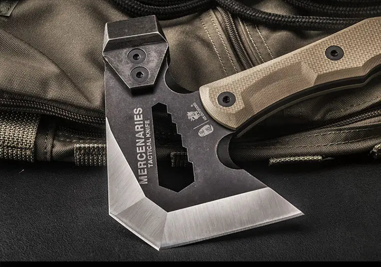 Hache tactique de Survie & Bushcraft & Multifonctions 33cm - Survie Shop