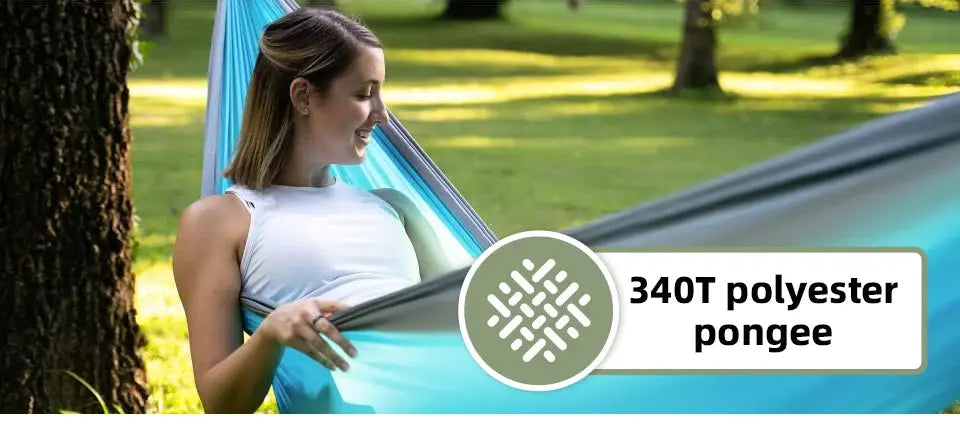 Hamac de Camping en plein air, Portable, simple ou Double, accessoires de Camping, jardin intérieur, cour, balançoire, voyage - Survie Shop