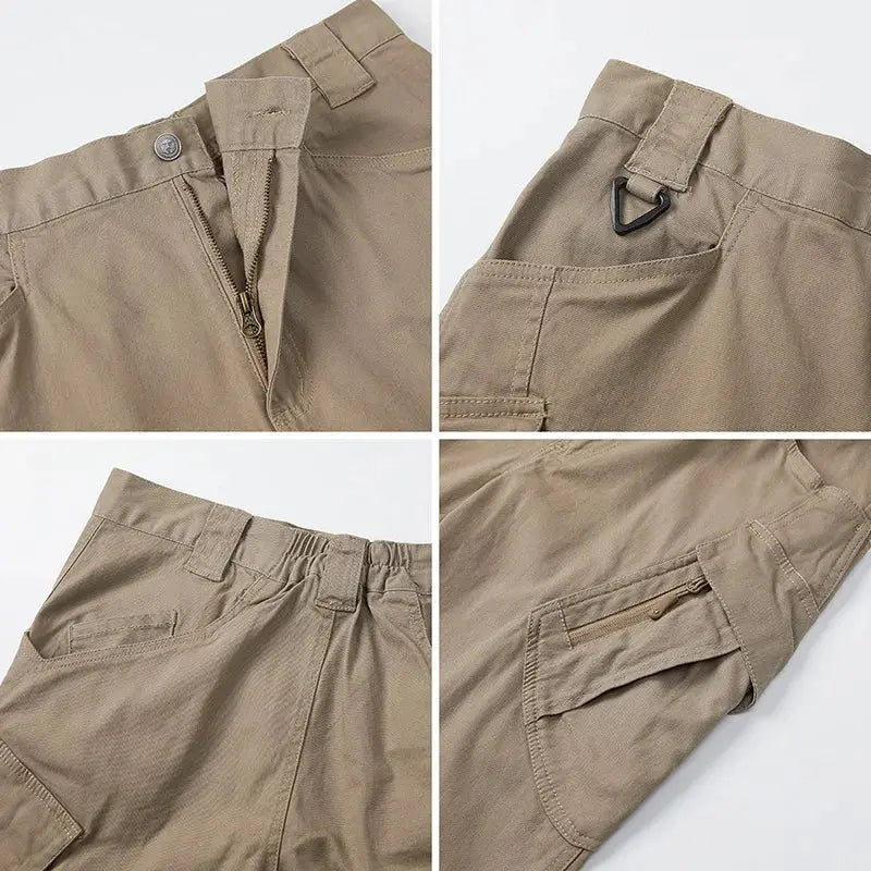 Pantalon Cargo Tactique Homme – 9 Poches, Résistant & Confort Outdoor / Militaire - Survie Shop