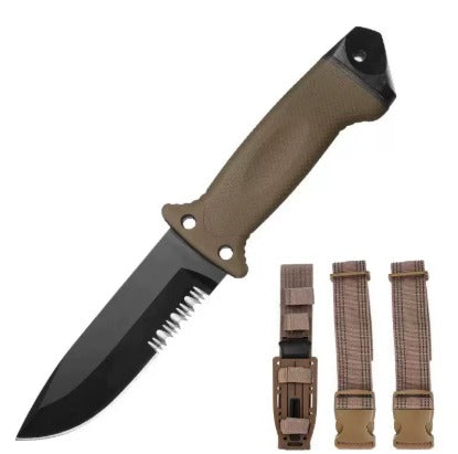 Kit de Survie Complet 48H – Couteau, Firesteel, Boussole & Lampe Tactique