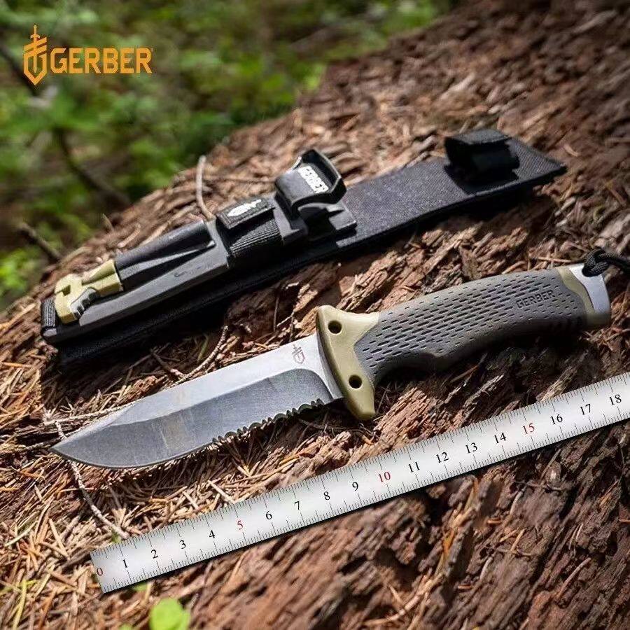 Kit de Survie Complet 48H – Couteau, Firesteel, Boussole & Lampe Tactique