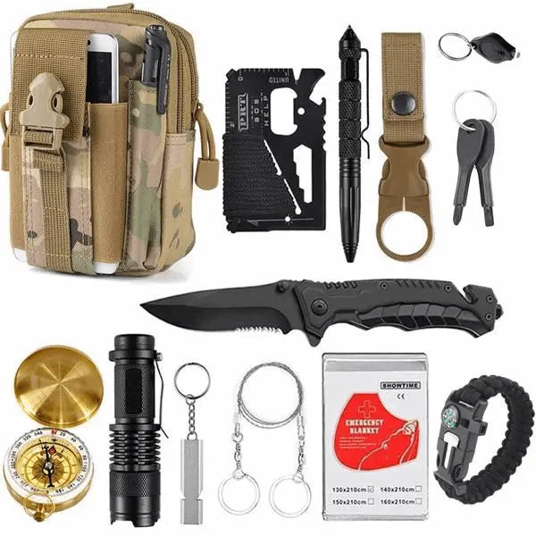 Kit de Survie Militaire Français - Camouflage - Survie Shop