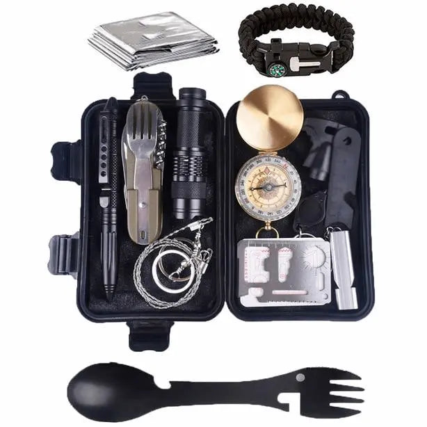 Kit de Survie - Militaire avec Couverts - Survie Shop