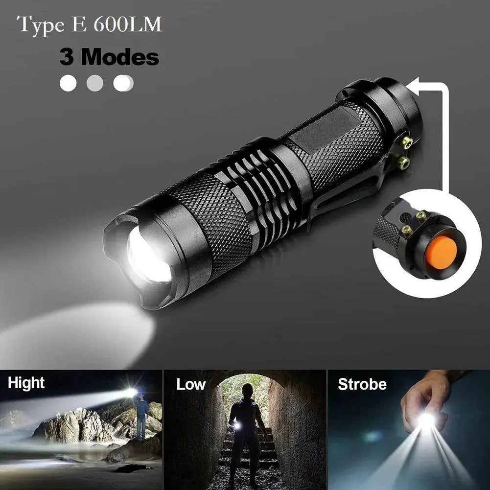 Lampe torche de poche - Led-600Lumen - Survie Shop