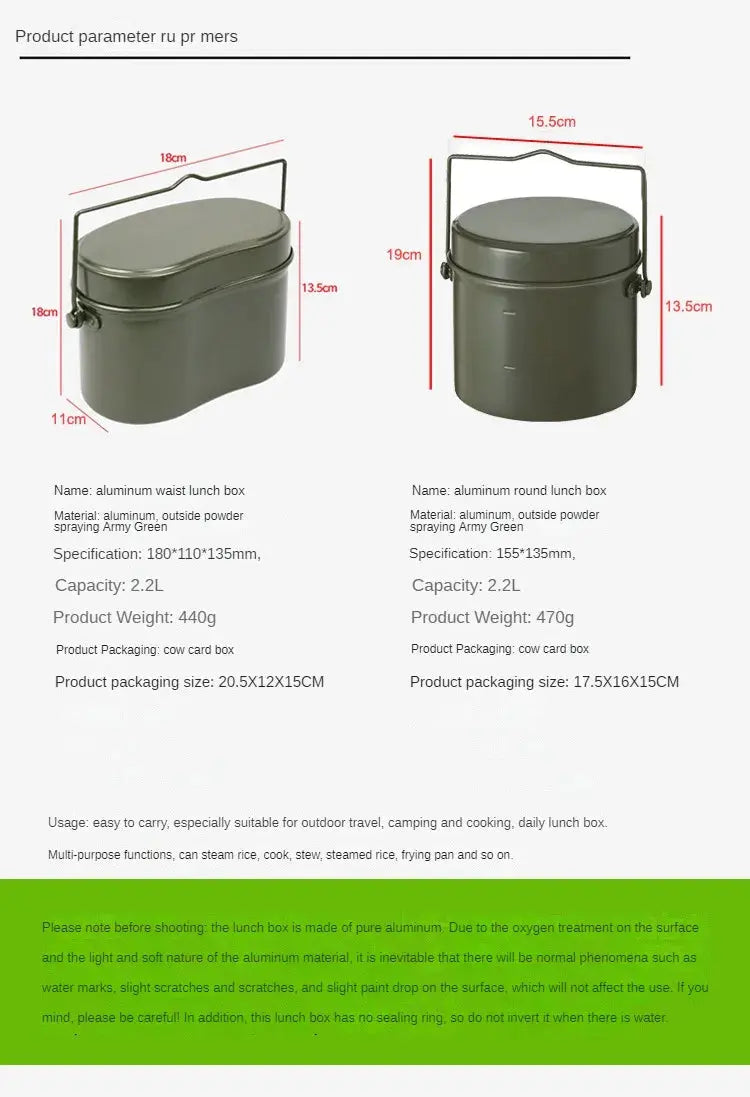 Lunch Box militaire Survie Shop