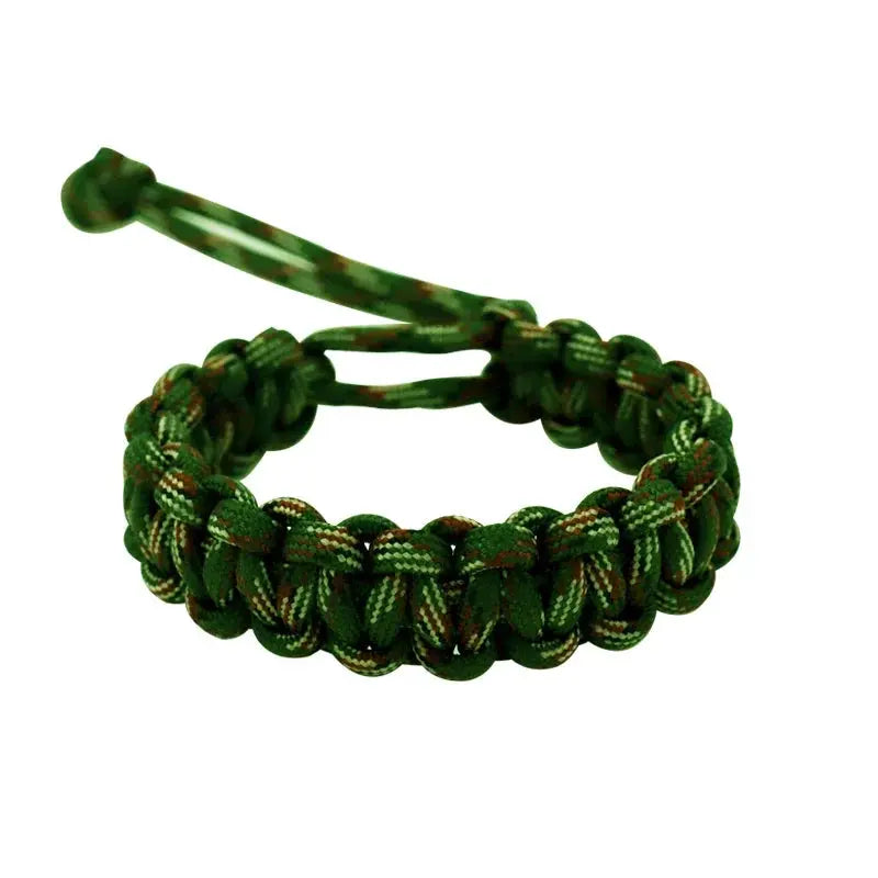 Bracelet en Paracorde réglable survie et urgence, cordon de parachute - Survie Shop