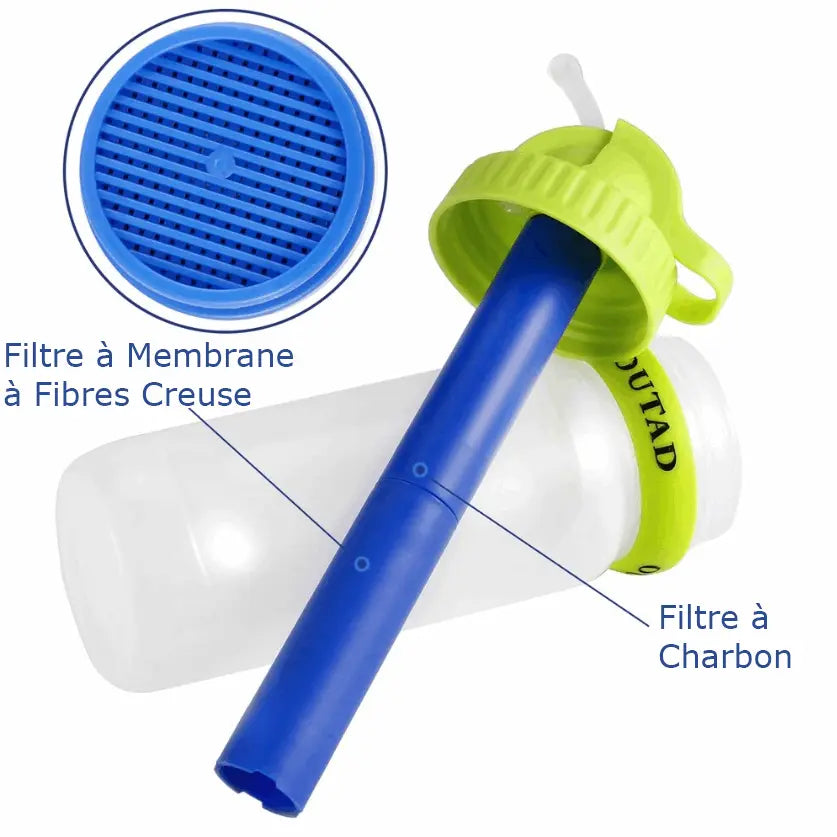 Paille Filtrante - Gourde - Survie Shop