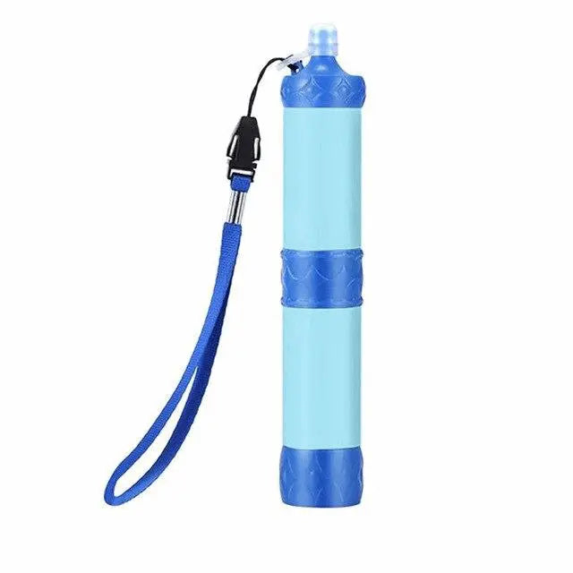 Paille Filtrante Survivor - Bleu - Survie Shop