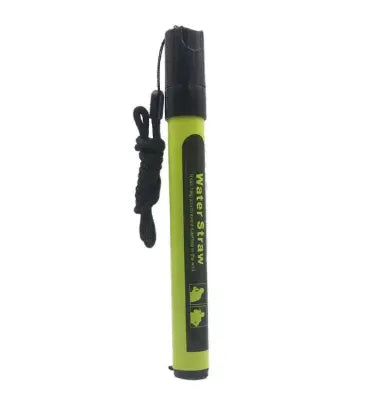 Paille Filtrante Voyage - Vert - Survie Shop