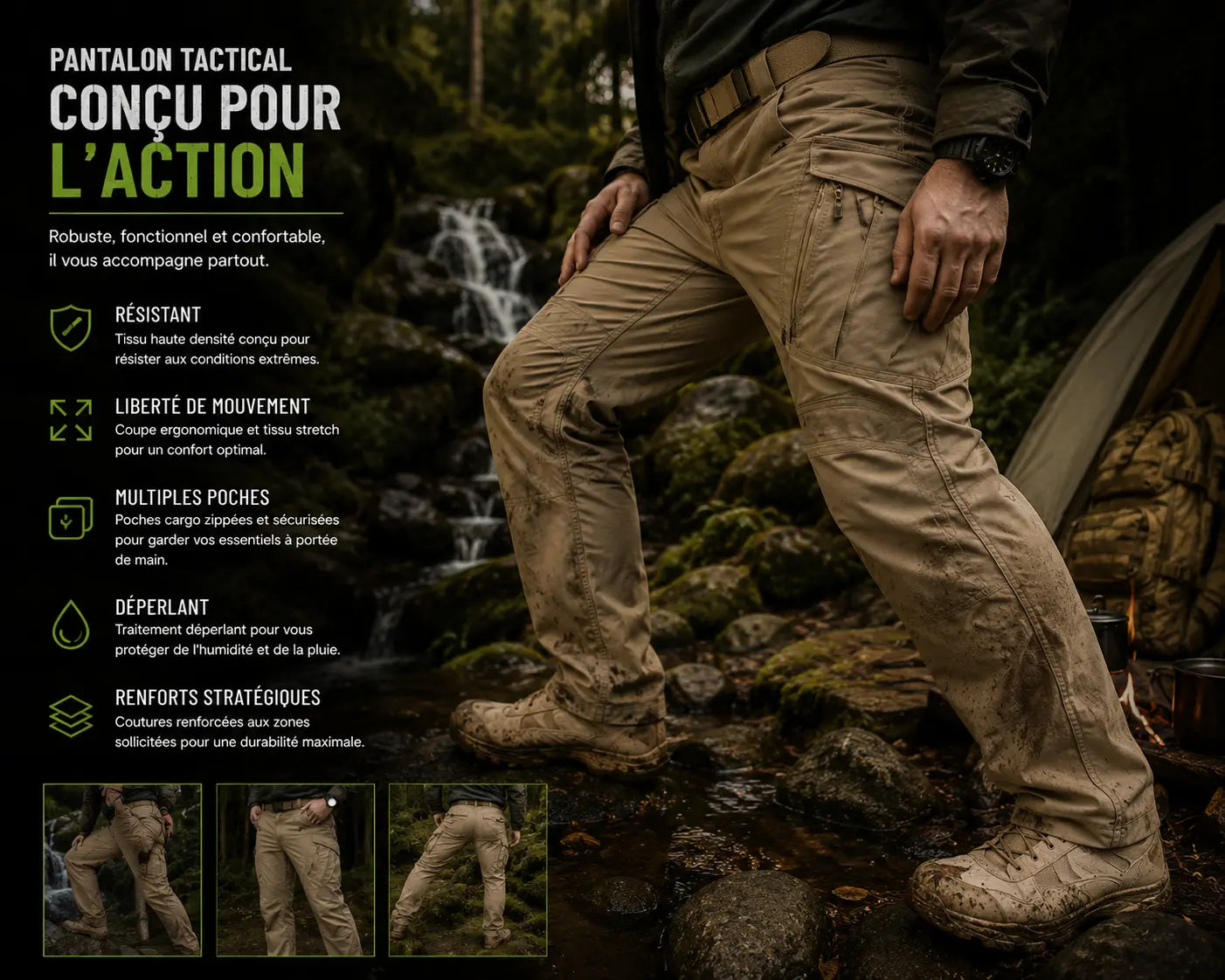 Operator Pants™ – Pantalon Cargo Tactical Outdoor