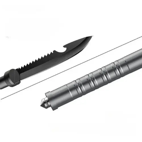 Pelle de Survie Multifonction 4 en 1 en Acier Inoxydable - Survie Shop