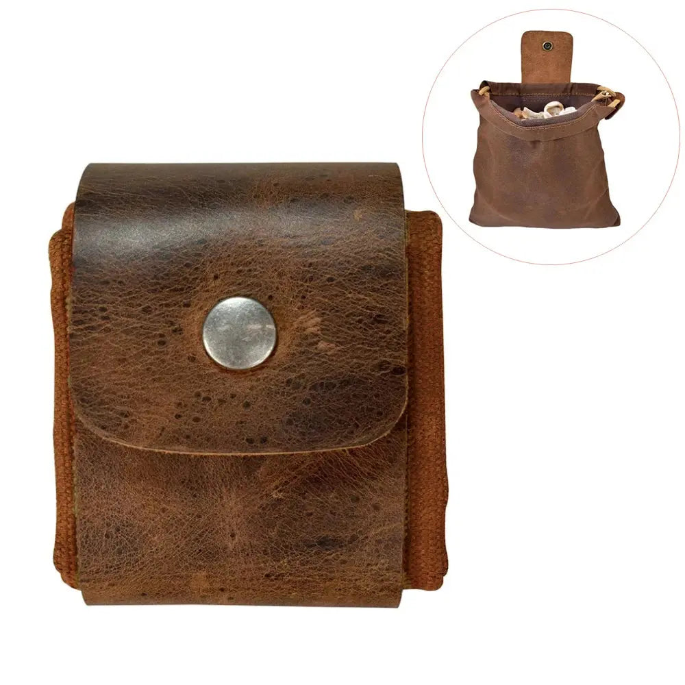 Pochette Survie en Cuir pour Cueillette de Fruits Survie Shop