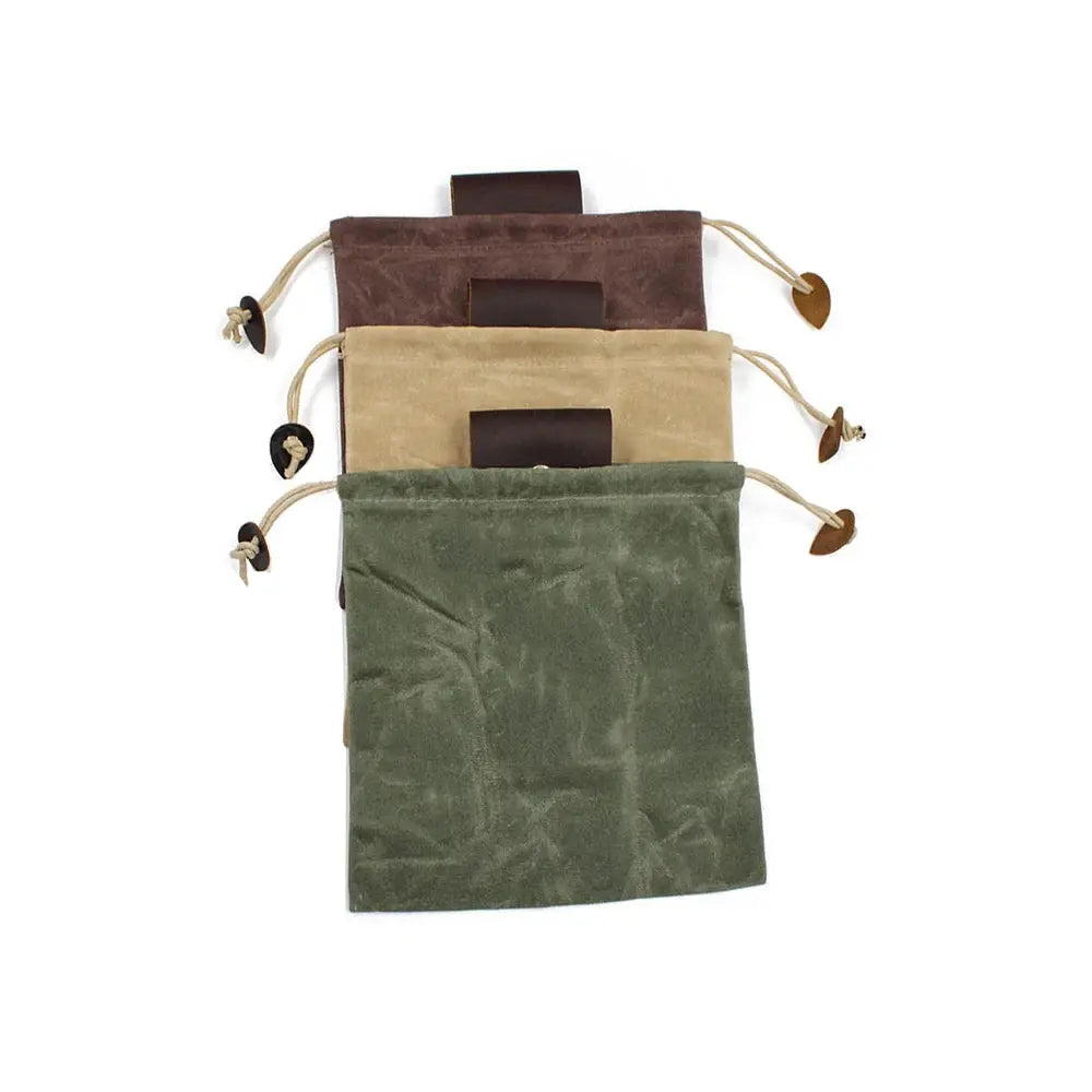 Pochette Survie en Cuir pour Cueillette de Fruits Survie Shop