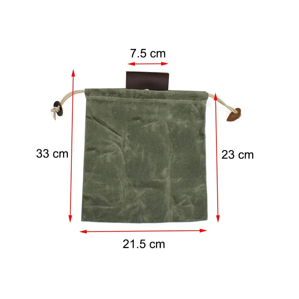 Pochette Survie en Cuir pour Cueillette de Fruits Survie Shop