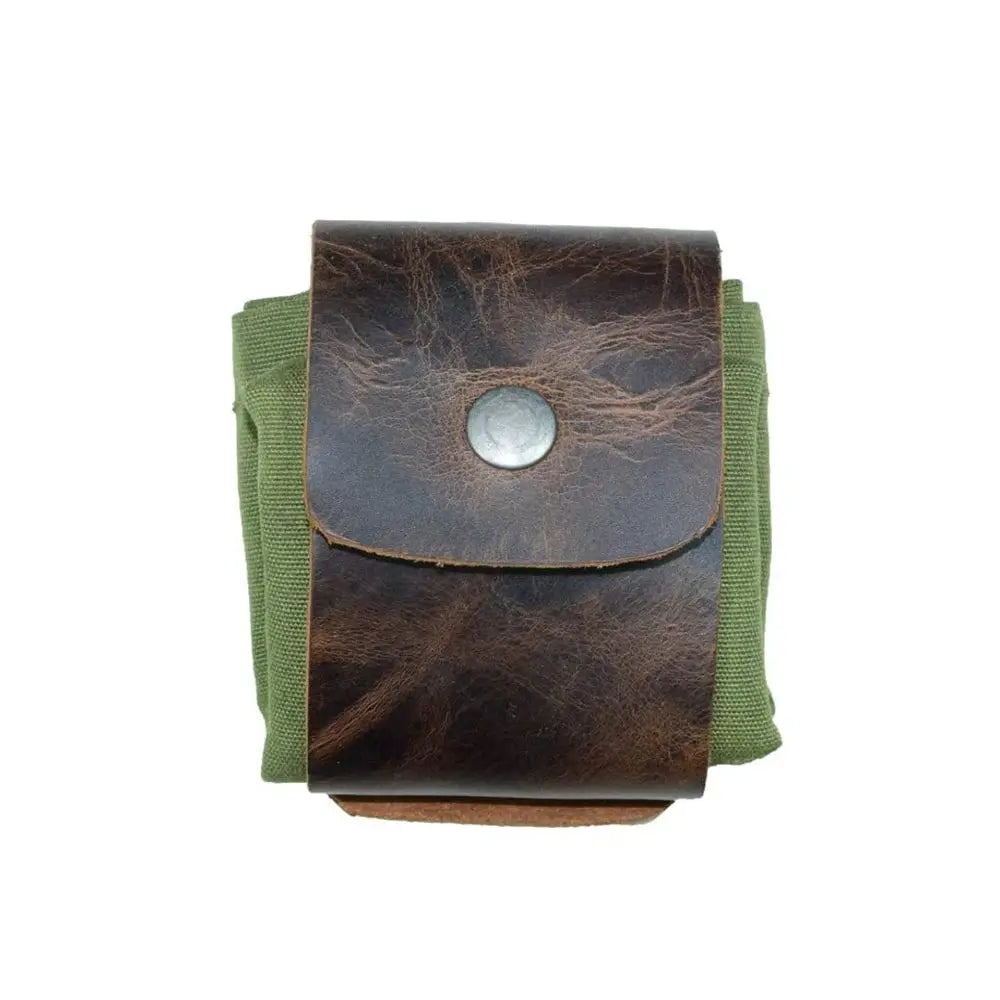 Pochette Survie en Cuir pour Cueillette de Fruits - Survie Shop