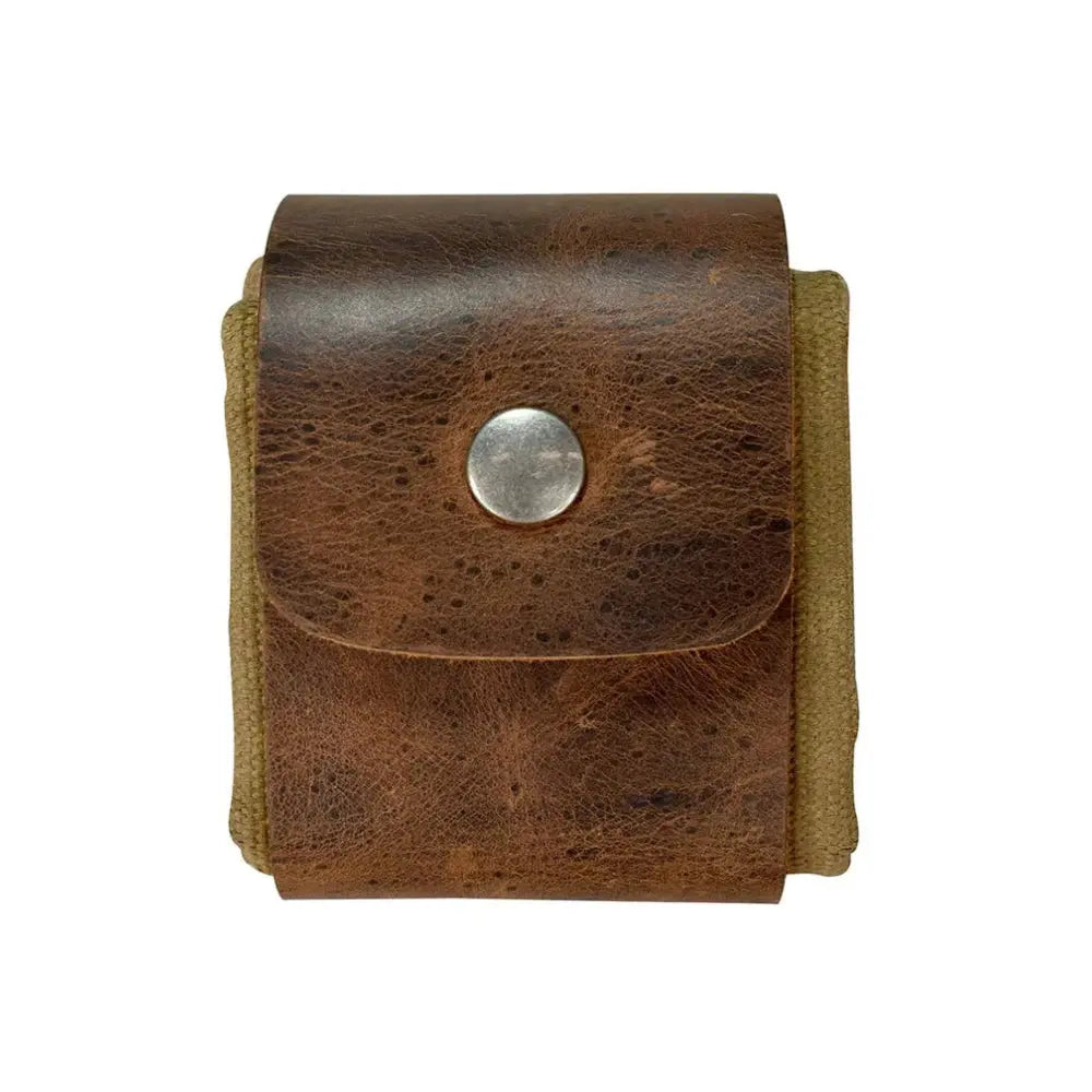 Pochette Survie en Cuir pour Cueillette de Fruits - Survie Shop