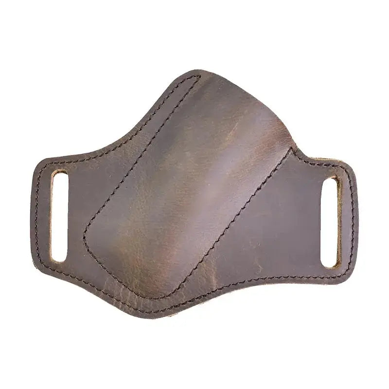 Porte Couteau Ceinture cuir véritable edc - Survie Shop