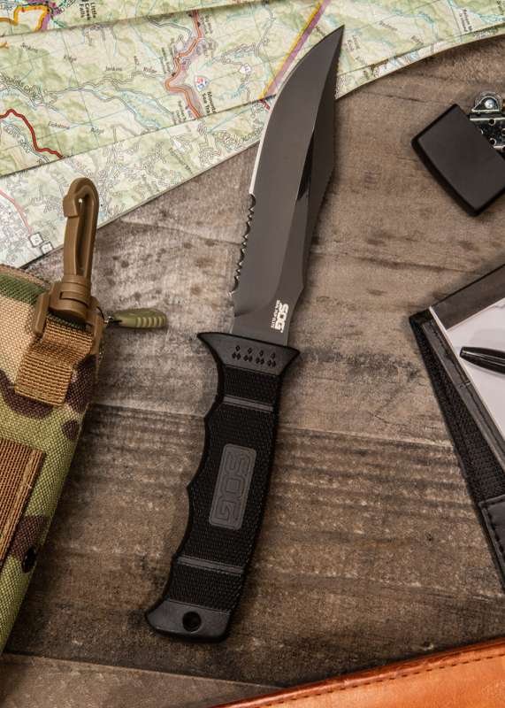 SOG SEAL Pup Elite – Couteau Tactique Haute Performance, Léger et Résistant