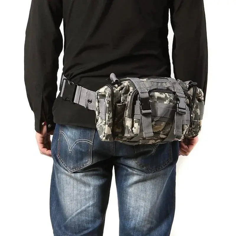 Sac Ceinture Militaire Survie et Bushcraft Tactique en Nylon Imperméable - Survie Shop