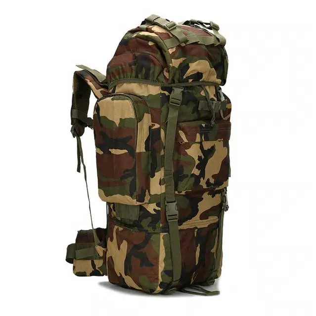 Sac à Dos Militaire Armée Française Camouflage Imperméable 70L - Survie Shop