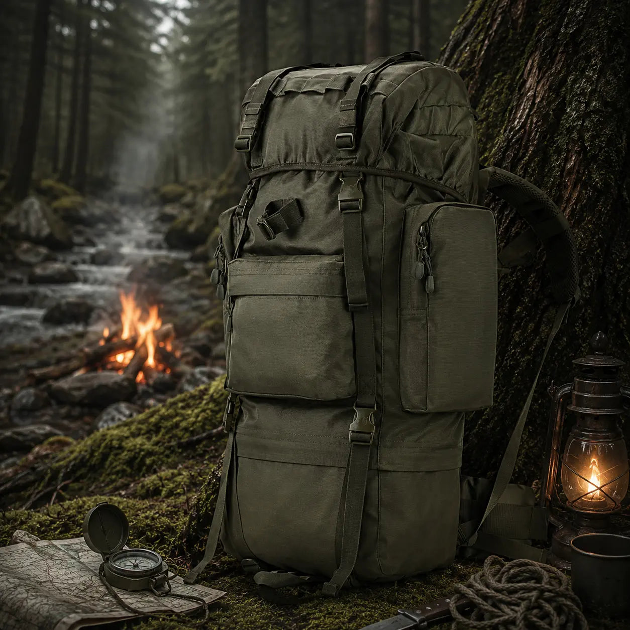 Sac à Dos Tactique 100L Strength Knight | Sac d'Évacuation & Survivalisme