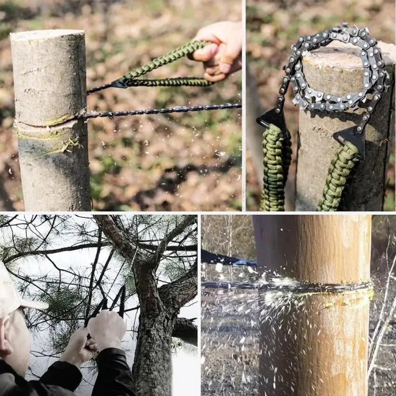 Scie de Survie Manuelle Paracorde-Lègére, fiable et indispensable