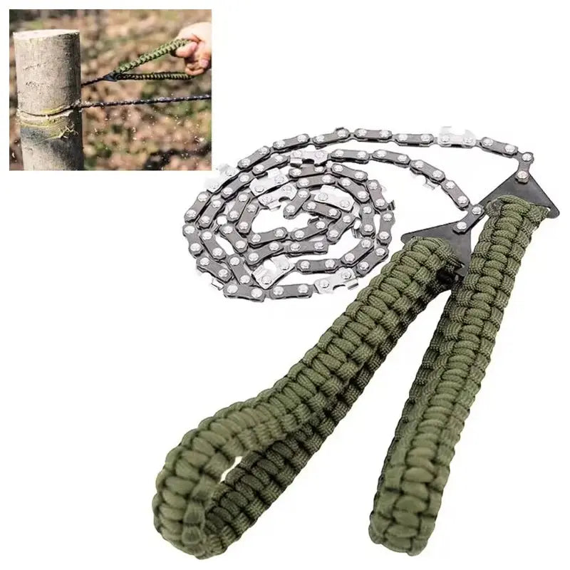 Scie de Survie manuelle Paracorde - Survie Shop