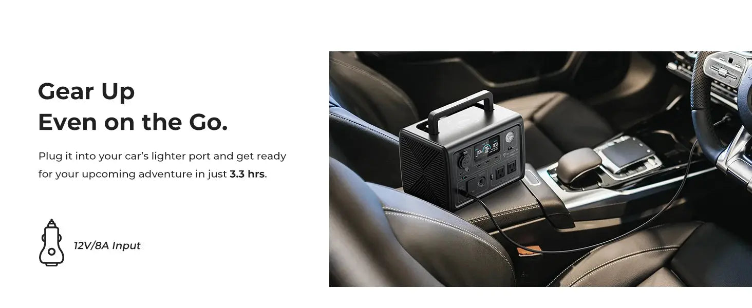 Station de Stockage Electrique Portable 600W Lithium Fer Phosphate MPPT BMS - Survie Shop