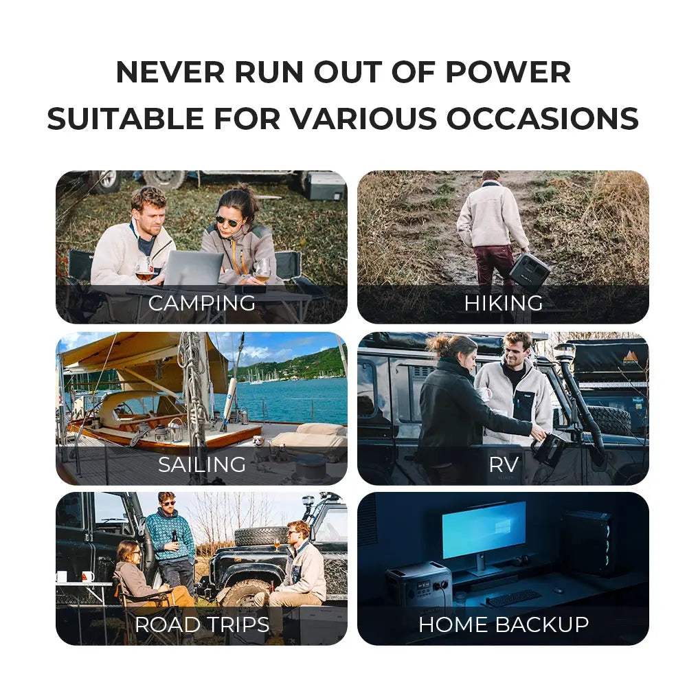 Station de Stockage Électrique Portable BLUETTI AC180 - 1152Wh, Onde Sinusoïdale Pure, 5 Ans Garantie - Survie Shop