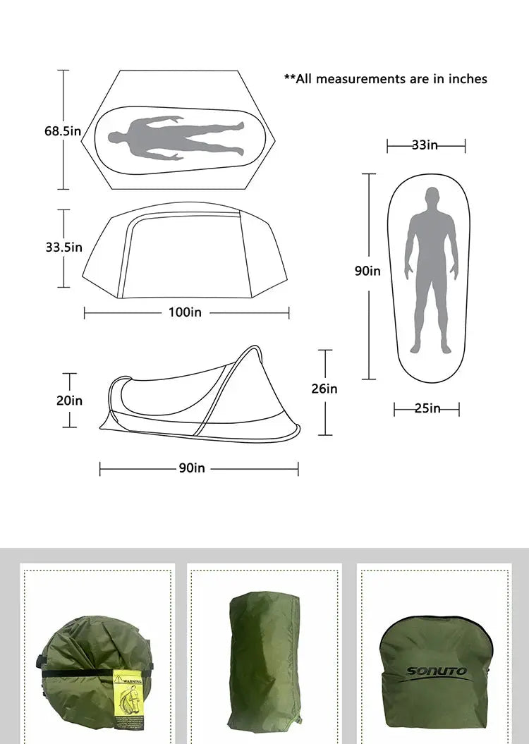 Tente militaire Trek et Survie - Survie Shop