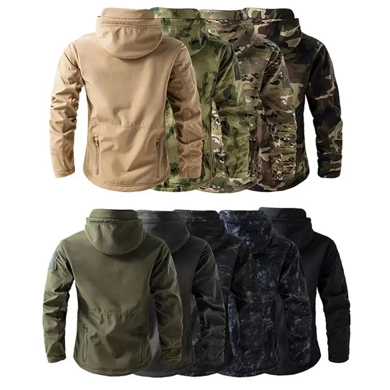 Veste Militaire à Capuche Imperméable – Tactique & Outdoor - Survie Shop