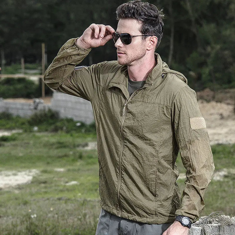Veste militaire coupe vent léger Trek et Survie Survie Shop