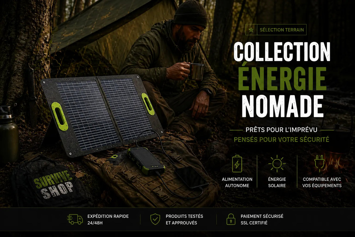 Energie nomade - Survie Shop