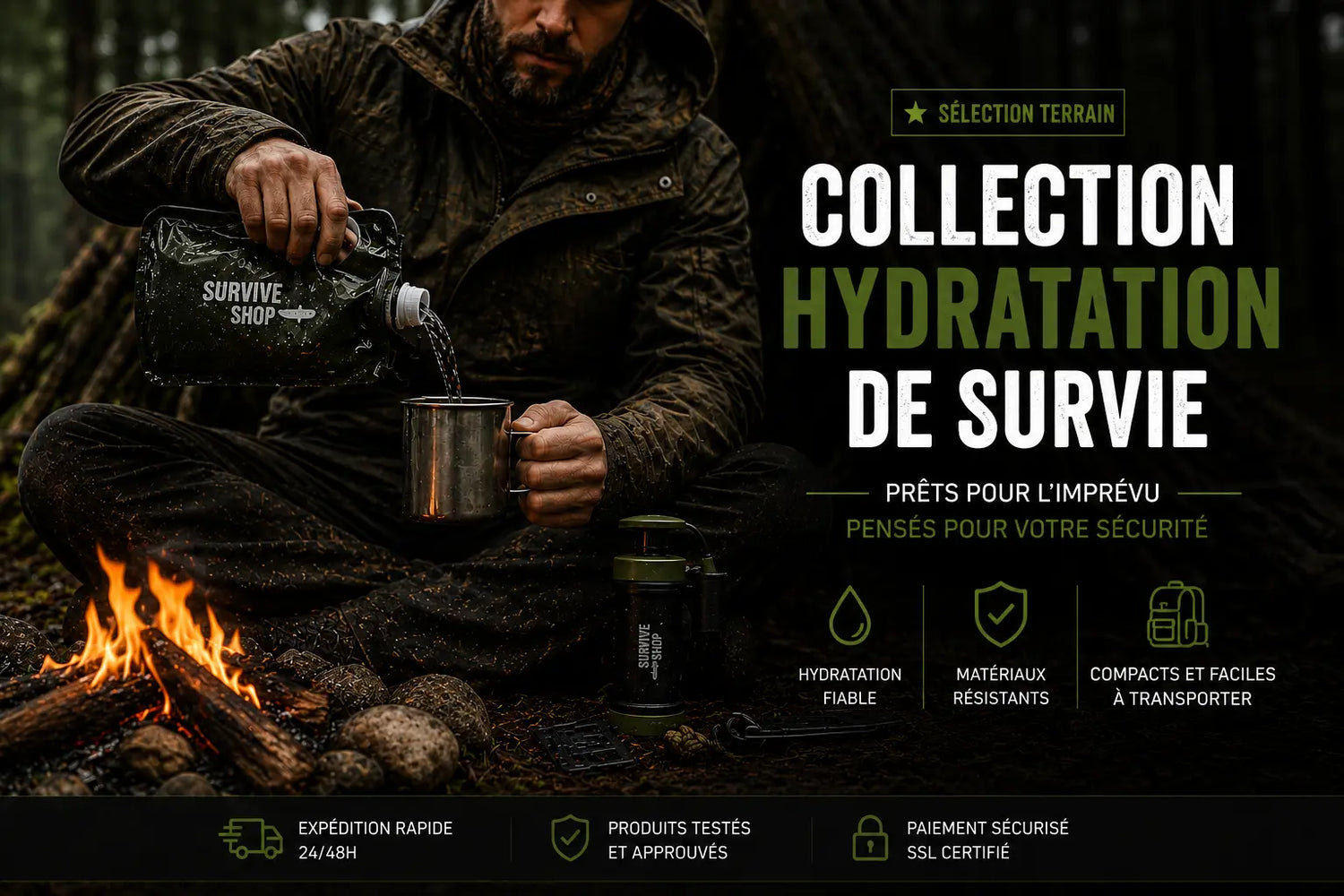 Hydratation de Survie - Survie Shop