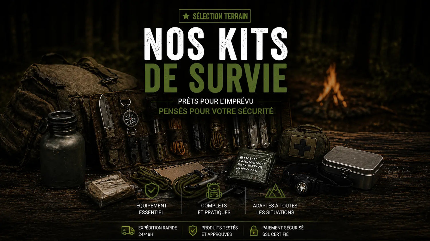Kits de Survie - Survie Shop