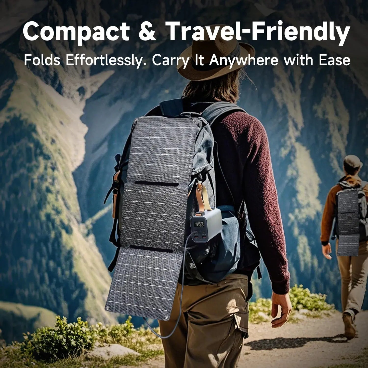 ALLPOWERS batterie externe PB 100W charge rapide Powerbank avec panneau solaire 21W chargeur de batterie