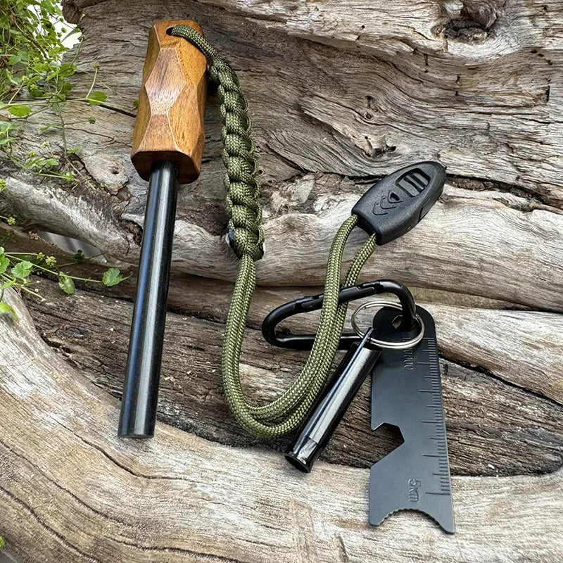 Kit Allume Feu Firesteel Bushcraft – Démarrage Feu Rapide Outdoor & Survie