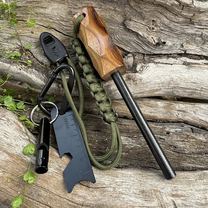 Kit Allume Feu Firesteel Bushcraft – Démarrage Feu Rapide Outdoor & Survie
