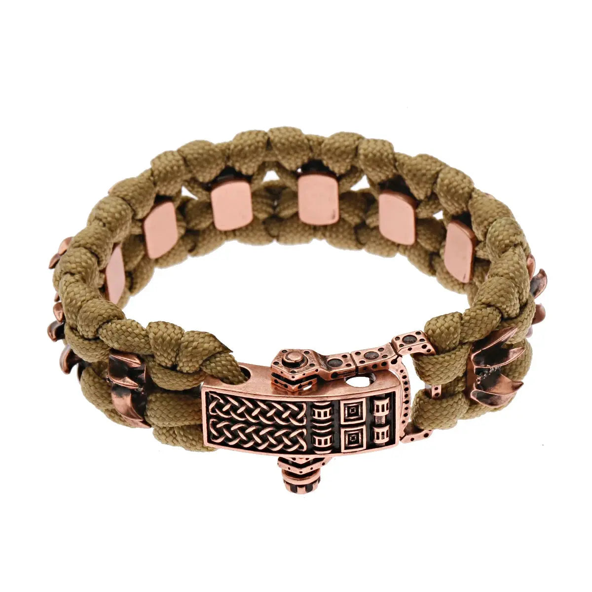 Bracelet Paracorde Amulette avec zircon - Survie Shop