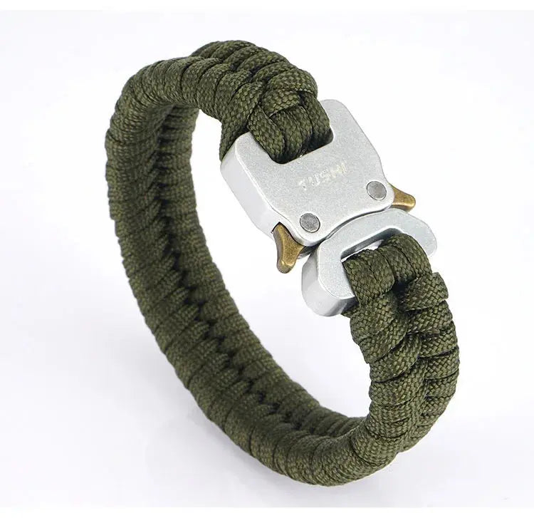 Bracelet Paracorde Survie Boucle Rapide Cobra Alliage